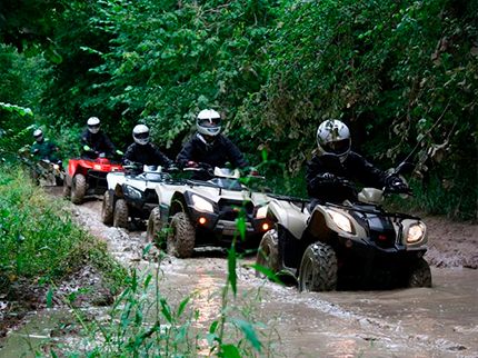 Activités mécaniques randonnée en Quad